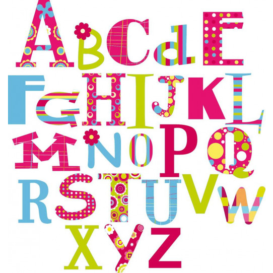 Stickers Alphabet Enfant 50 sur les prix magasin StickersMuraux