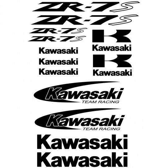 Stickers Kawasaki 9,83 € Z750 Z1000 Er6n Ninja Zx7R