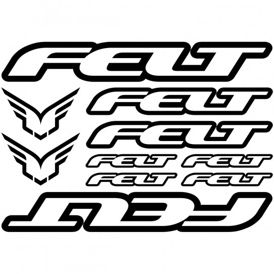 Kit stickers vélo felt bikes Des prix 50 moins cher qu'en magasin