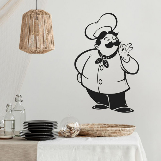 Stickers chef cuisine Des prix 50 moins cher qu'en magasin