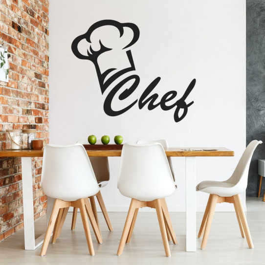Stickers toque chef cuisine Des prix 50 moins cher qu'en magasin
